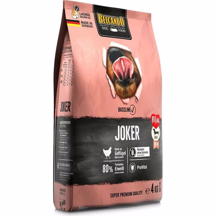 BELCANDO BASELINE XIRA TROFI SKuLOu ADULT JOKER GRAIN FREE ME POuLERIKA 4KG